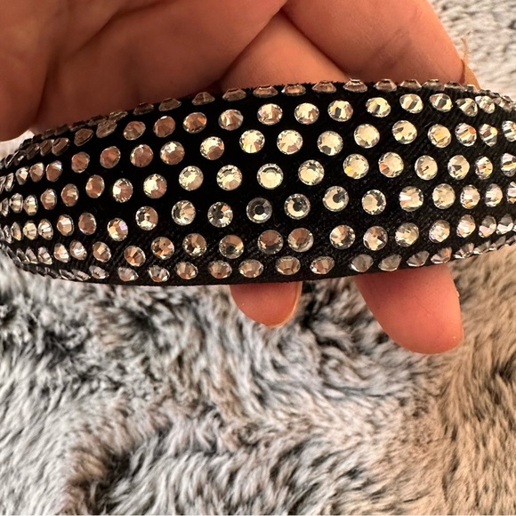 NWOT Marella by Max Mara Crystal Headband Black Fall/Winter/ Holidays - Picture 12 of 14